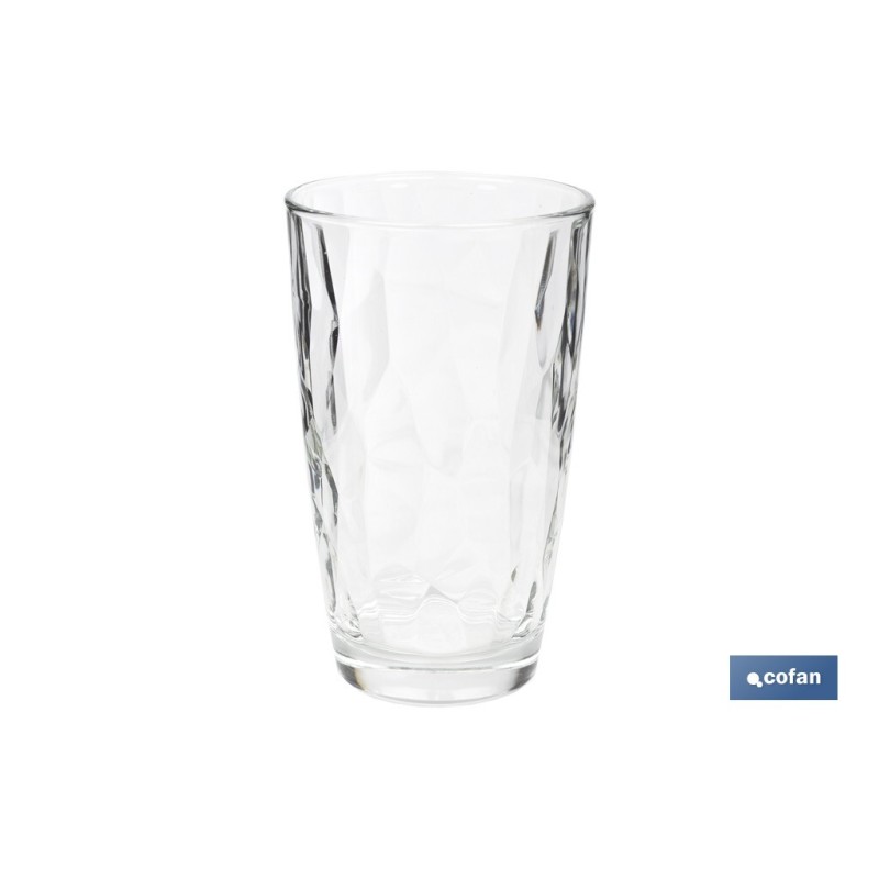 PACK 6 VASOS ALTO VIDRIO 47 CL MODELO JADE