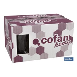 PACK 6 VASOS ALTO VIDRIO 47 CL MODELO JADE