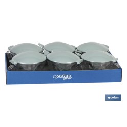 AZUCARERO 120ml MODELO ALBAHACA COLOR VERDE AGUA 15X11.5X9cm