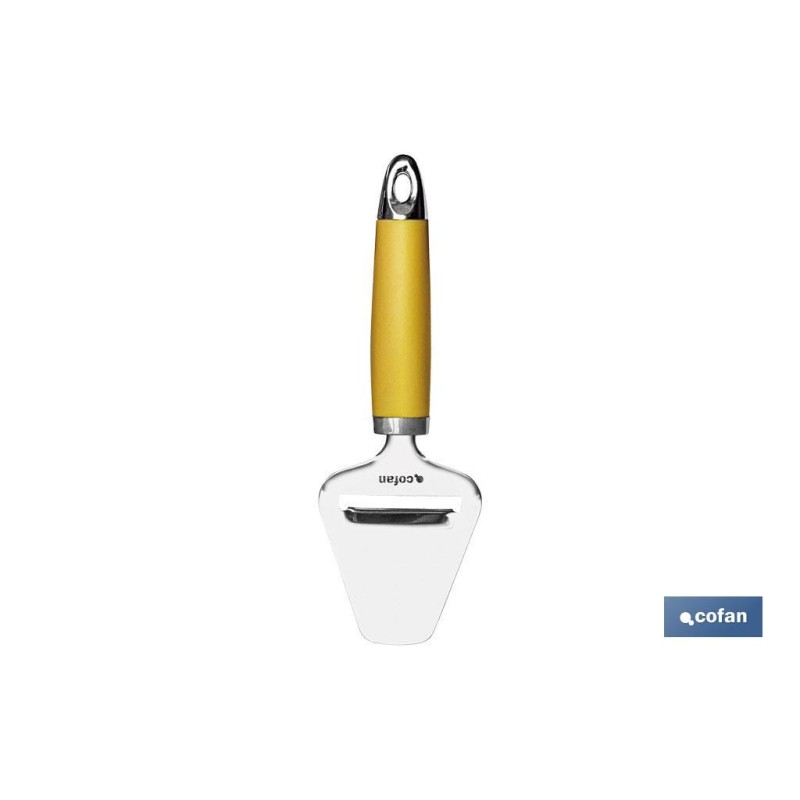 PALA DE CORTAR QUESO AMARILLO MODELO SENA 22 CM