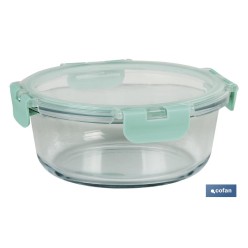 SET DE 2 RECIPIENTES DE BOROSILICATO MODELO AGATHA 620 ML - 950ML