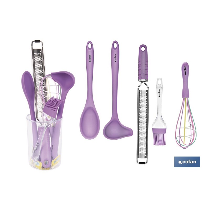 SET DE 6  UTENSILIOS DE REPOSTERÍA GAMA VERGINI