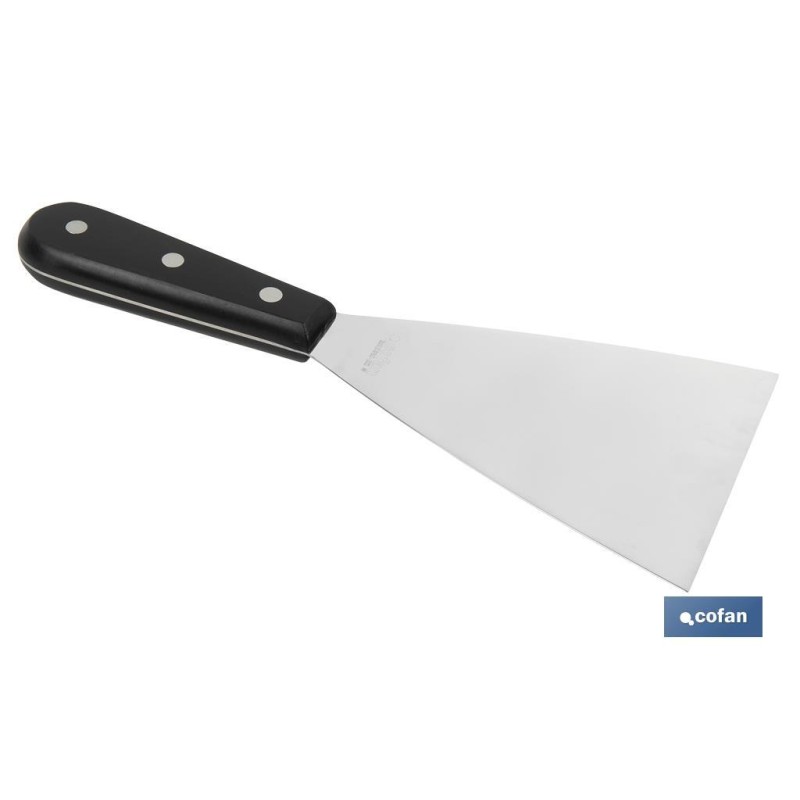 ESPÁTULA PLANCHA ACERO 10 cm