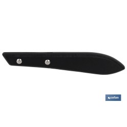 PACK 3 CUCHILLO DE MESA CON FILO HOJA 10cm  MODELO GULASH NEGRO