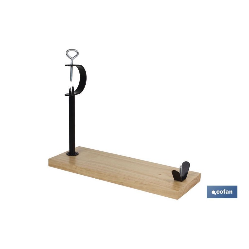 SOPORTE JAMONERO TUBO METAL