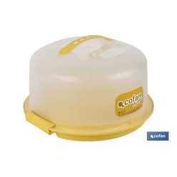 TARTERA REDONDA AMARILLA OPACA PAVLOVA CON ASAS Ø34,5 X 18,5 CM venta unitaria