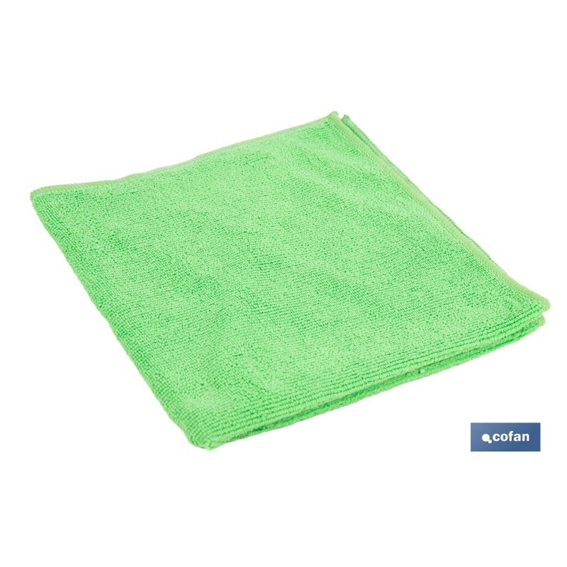 BAYETA MICROTEX 40X40cm COLOR VERDE
