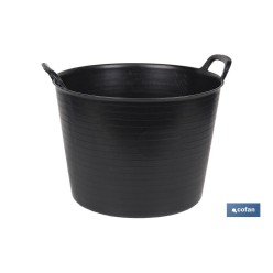 CAPAZO  NEGRO  RECICLADO  42 L   48.5 X 45 X 38 CM venta unitaria