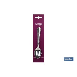 BL 3uds CUCHARA DE TE INOX C-18/0 MODELO BOLONIA 1.2 mm