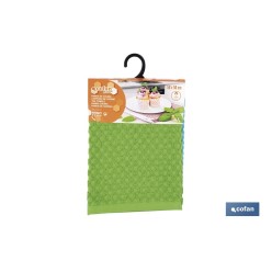PACK 2 PAÑOS COCINA 50x50 VERDE/AZUL
