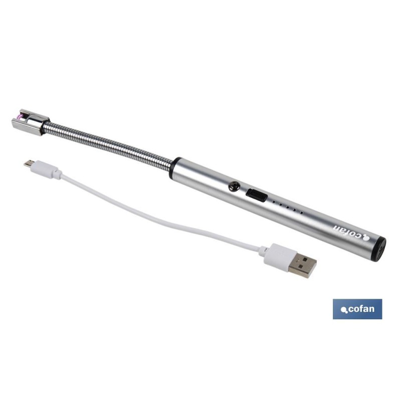 ENCENDEDOR ELECTRICO CON ARCO DE PLASMA  USB MEDIDAS 26 X 1.5 cm
