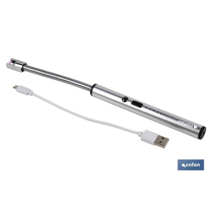 ENCENDEDOR ELECTRICO CON ARCO DE PLASMA  USB MEDIDAS 26 X 1.5 cm