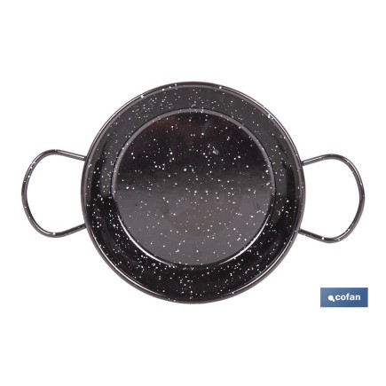 PAELLERA ACERO ESMALTADA Ø15cm