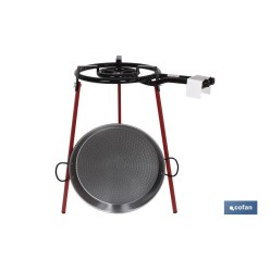 KIT PAELLERA 46cm+QUEMADOR 40cm+ PATAS