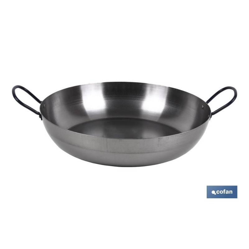 SARTEN LIONESA ACERO C/ASAS Ø50cm