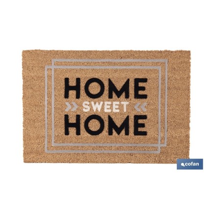 FELPUDO INTERIOR COCO FLOQUEADO 40 X 60 X 1.60 CM (HOME)