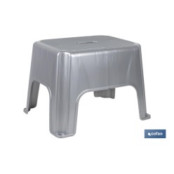 TABURETE GRIS  40X30X28