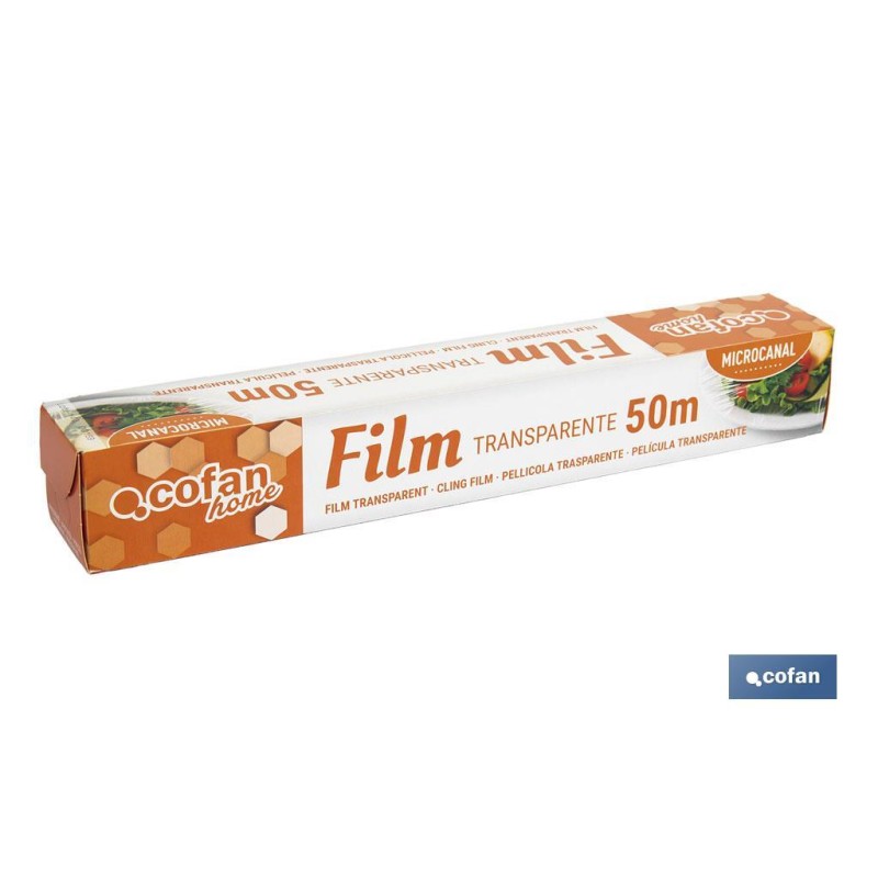 FILM TRANSPARENTE DOMÉSTICO 50M