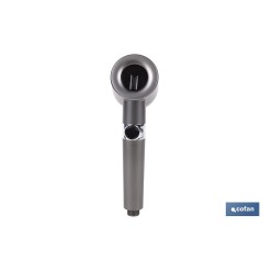 MANGO DE DUCHA CON TRES FUNCIONES, FILTRO Y AHORRO DE AGUA GRIS ANTRACITA