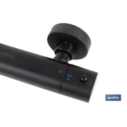 GRIFO TERMOSTATICO DUCHA NEGRO MATE MODELO KERCH