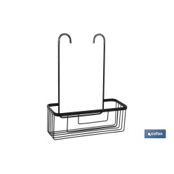 CESTA DUCHA PORTAGEL COLOR NEGRO