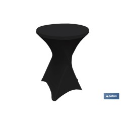 CUBIERTA DE MESA BAR NEGRA