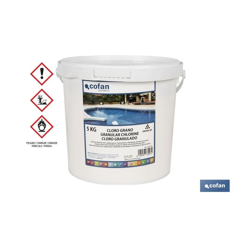 CLORO GRANO 5 KG COFAN