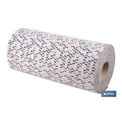 ROLLO DE ALFOMBRA EN MOSAICOS VANGUARDISTA 50% ALGODÓN 50% POLIÉSTER 50 CM X 15 M