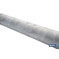 ROLLO DE MANTEL ANTIMANCHAS RESINADO FICUS 60 % ALGODÓN, 40 % POLIÉSTER 1,40 X 20 M