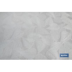 ROLLO DE MANTEL ANTIMANCHAS RESINADO FICUS 60 % ALGODÓN, 40 % POLIÉSTER 1,40 X 20 M