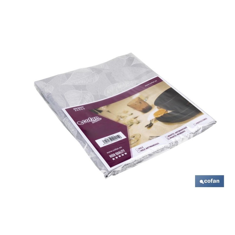 MANTEL ANTIMANCHAS RESINADO FICUS 1,40 x2,50m