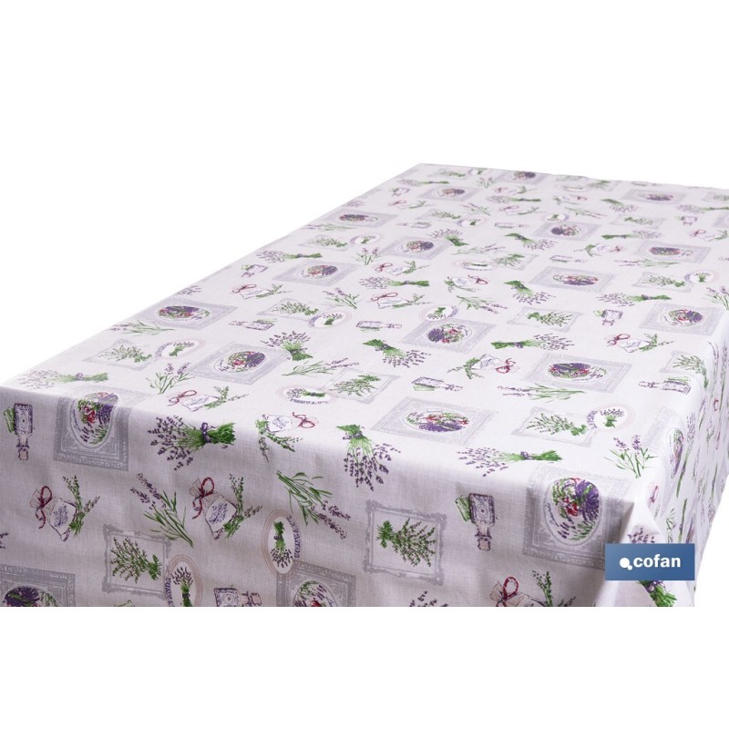 ROLLO DE HULE DISEÑO LAVANDA 1,40 x 25 M