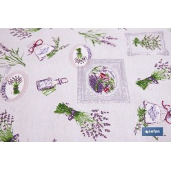 ROLLO DE HULE DISEÑO LAVANDA 1,40 x 25 M