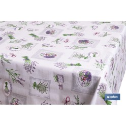 ROLLO DE HULE DISEÑO LAVANDA 1,40 x 25 M