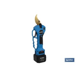 CONJUNTO TIJERAS DE PODAR A BATERÍA + PÉRTIGA EXTENSIBLE 130 CM