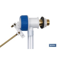 MECANISMO COMPLETO CISTERNA TANQUE ALTO CON GRIFO LATERAL Y DESCARGADOR