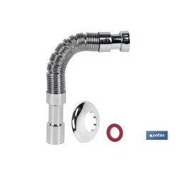 TUBO FLEXIBLE METALIZADO 1 1/4  Ø32-40 300-720 MM