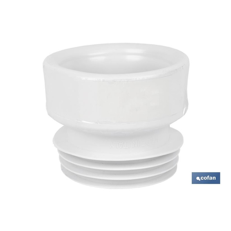 MANGUITO DE CONEXIÓN RECTO PARA INODORO Ø110 MM