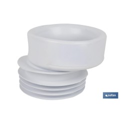 MANGUITO DE CONEXIÓN EXCÉNTRICO PARA INODORO Ø110 MM