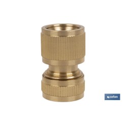 CONECTOR MANGUERA LATÓN 1/2 - 5/8 (13-15 mm)