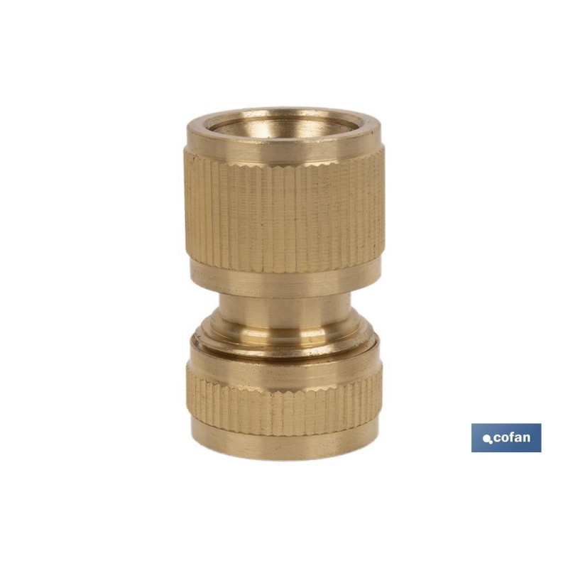 CONECTOR MANGUERA LATÓN 1/2 - 5/8 (13-15 mm)