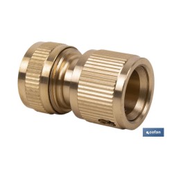 CONECTOR MANGUERA LATÓN 1/2 - 5/8 (13-15 mm)