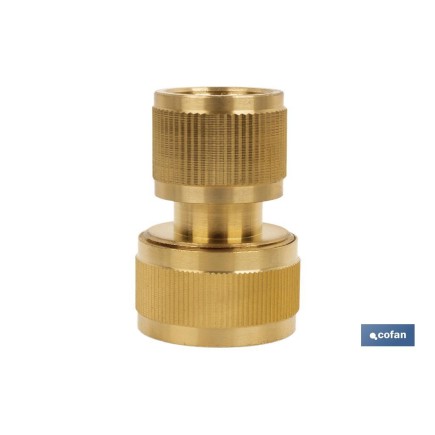 CONECTOR MANGUERA LATÓN 3/4 (19 mm)