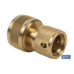 CONECTOR MANGUERA LATÓN 3/4 (19 mm)