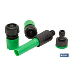 MANGUERA PVC 3 CAPAS C/ACCES. 5/8 15 m