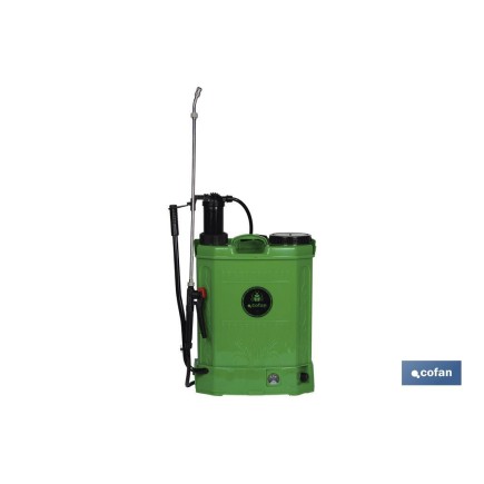 PULVERIZADOR DE ESPALDA 16 L DUAL- ELECTRICO/MANUAL