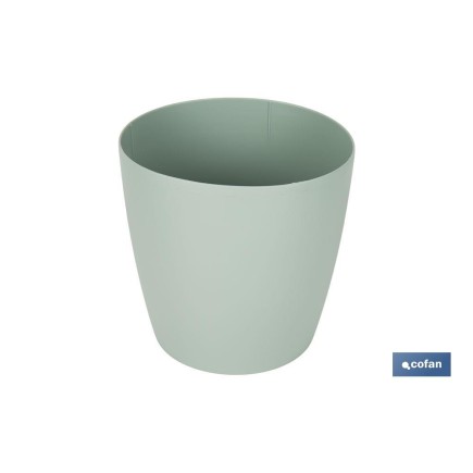 MACETA CAMELIA COLOR VERDE TURQUESA  35X33cm