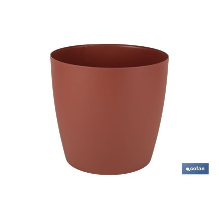 MACETA CAMELIA DE COLOR ARCILLA 18 X17,8 CM