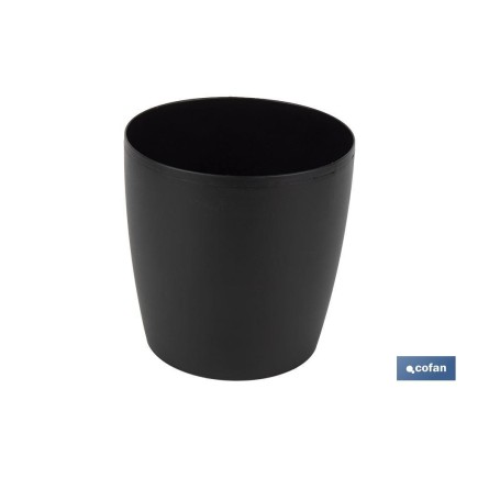MACETA CAMELIA DE COLOR NEGRO 25 X 23,6 CM