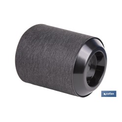 MACETA O MACETERO GAMA TEXTIL COLOR NEGRO PP Ø 285 X 316 MM 16 L venta unitaria